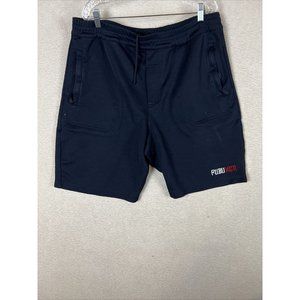 Vintage FUBU The Collection XL Blue Sport Outdoor Shorts Fubu XCN Embroired